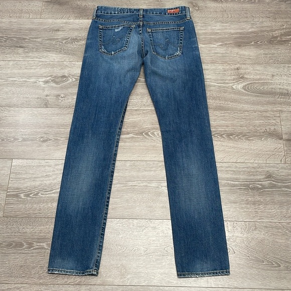 AG Adriano Goldschmied The Piper Slouchy Slim Distressed Denim Jeans 26R - Picture 14 of 16